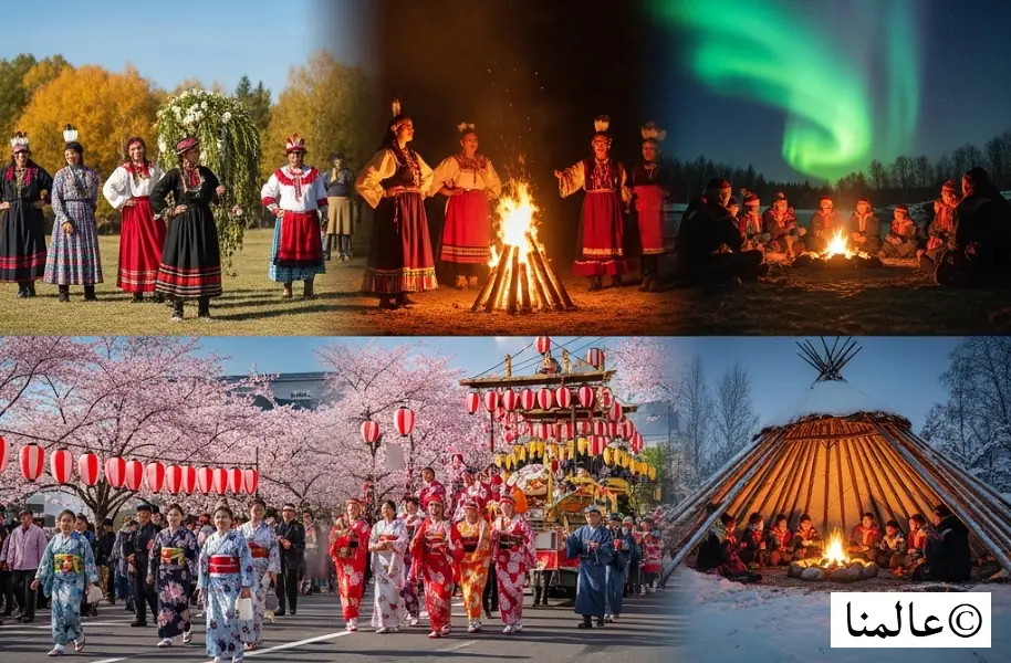 تأثير الفصول على الثقافات