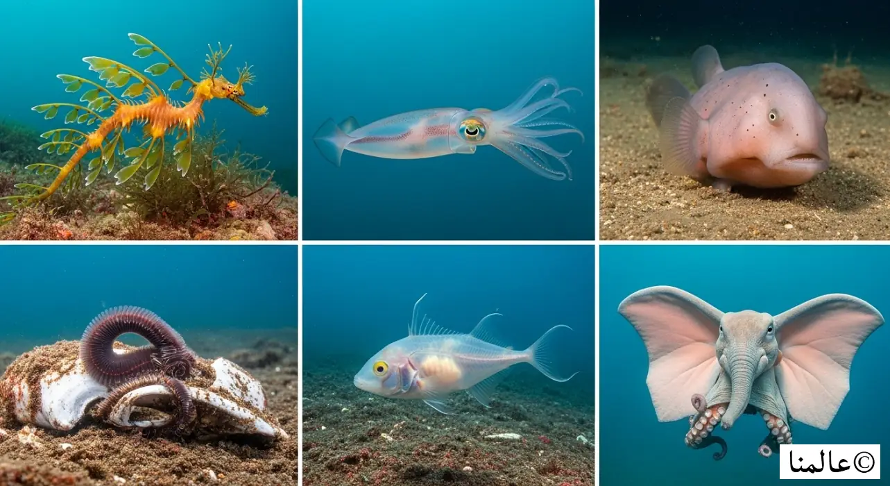 حيوانات بحرية نادرة