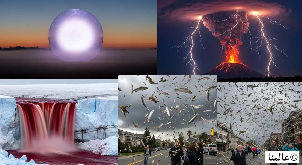 ظواهر جوية غريبة