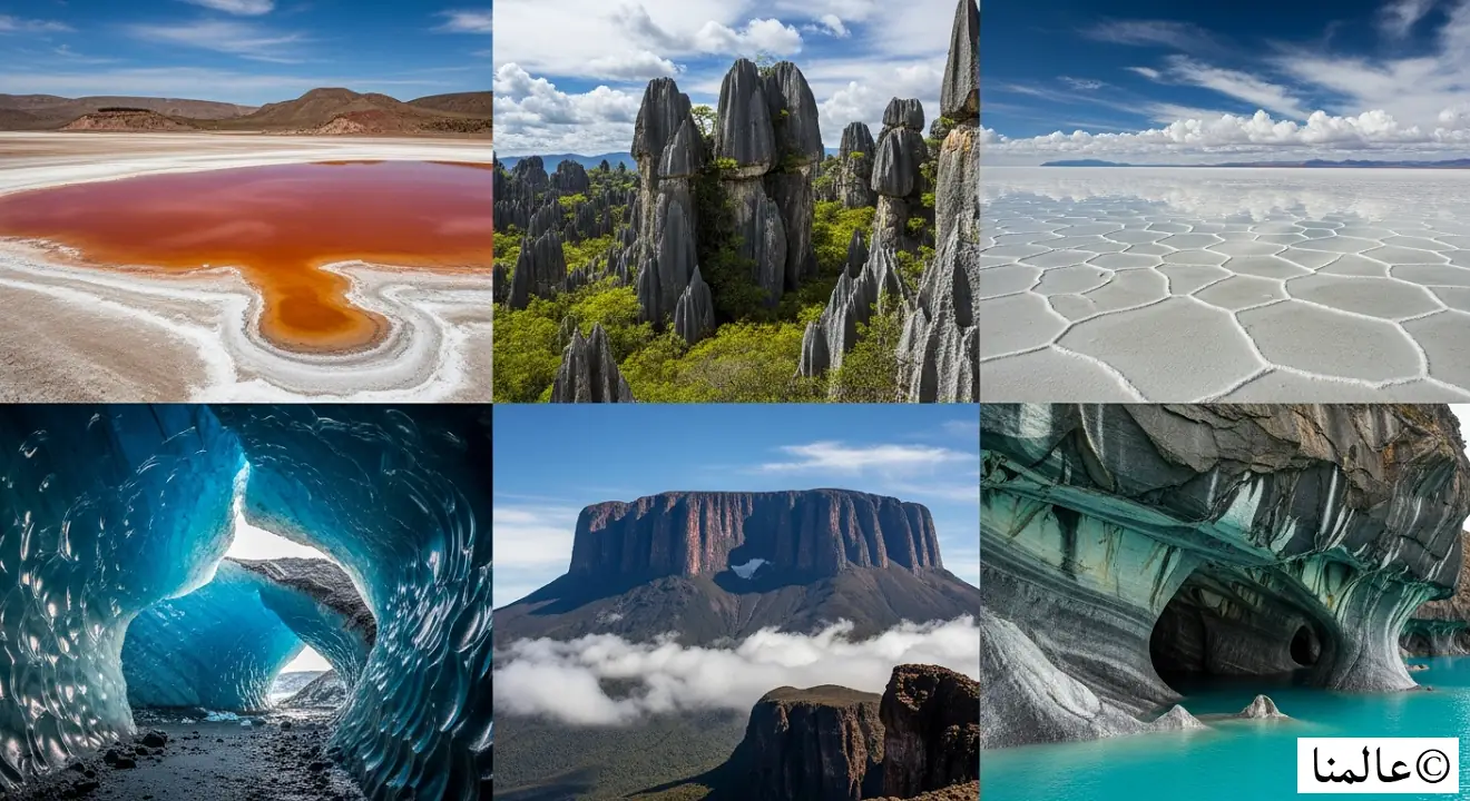 6 أماكن طبيعية غريبة تبدو وكأنها من كوكب آخر 1 أماكن طبيعية غريبة