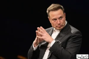 إيلون ماسك بمظهر حزين يمثل الجانب المظلم والضغط النفسي