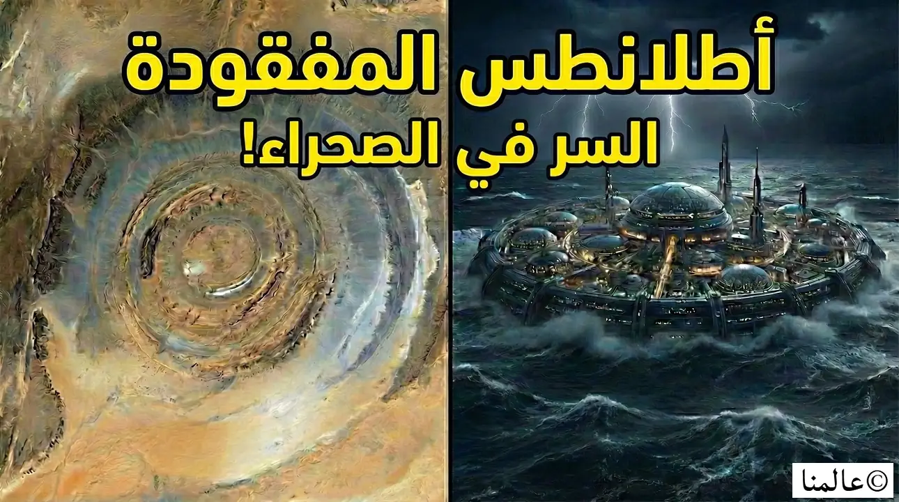 أتلانتس المفقودة - هل كشفت "عين الصحراء" السر الأعظم؟ 1 أتلانتس المفقودة