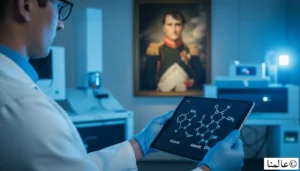 نابليون بونابرت - هل قتله ورق الجدران؟ 3 رسم تخيلي لنابليون بونابرت يربط بين وفاته ومخاطر المواد الكيميائية في ورق الجدران