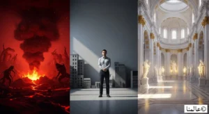 مخطط يوضح نظرية سيغموند فرويد حول تقسيم النفس البشرية إلى الهو والأنا والأنا العليا