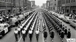 الحقوق المدنية - القصة الدموية لاعتقال 600 طفل في يوم! 2 أطفال المدارس السود يشاركون في مسيرات الحقوق المدنية في برمنغهام عام 1963