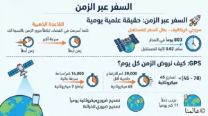 حقائق عن الزمن ستصدمك - هل نحن نعيش في الماضي؟ 3 رسم تعبيري يمثل فكرة السفر عبر الزمن وبوابات العبور الكونية الافتراضية