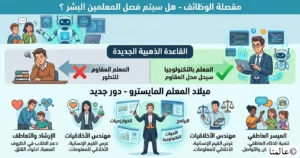 تأثير الذكاء الاصطناعي في التعليم على وظيفة المعلم البشري