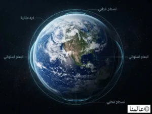 دوران الأرض يجعلها مفلطحة قليلًا عند القطبين